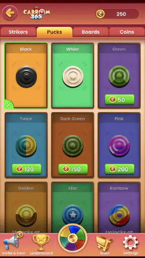 Carrom 365 Real Game screenshot