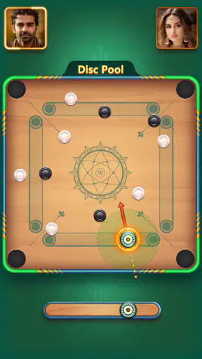 कैरम गो-डिस्क बोर्ड गेम screenshot