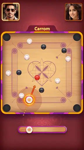कैरम गो-डिस्क बोर्ड गेम screenshot