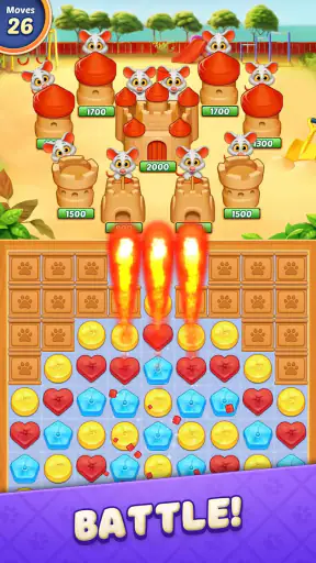 Cat Crunch - Match 3 Games screenshot