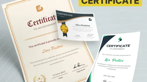 Certificate Templates & Maker screenshot