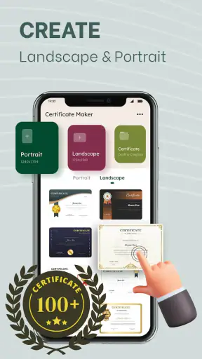 Certificate Templates & Maker screenshot