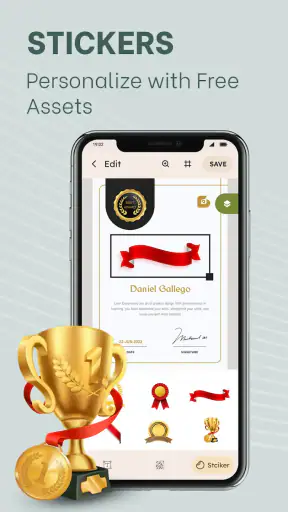 Certificate Templates & Maker screenshot