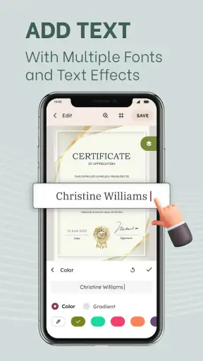 Certificate Templates & Maker screenshot