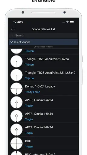 Chairgun Elite Ballistic Tool screenshot