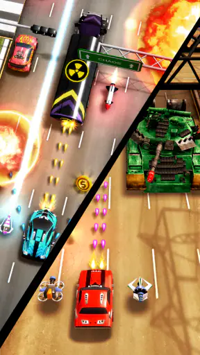 Chaos Road: कॉम्बैट रेसिंग screenshot