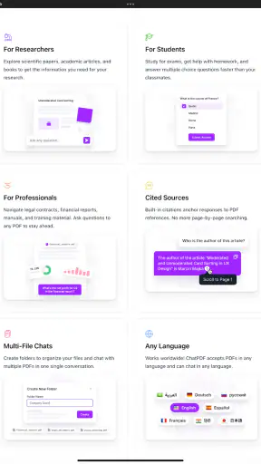 ChatPDF - Chat PDF AI screenshot