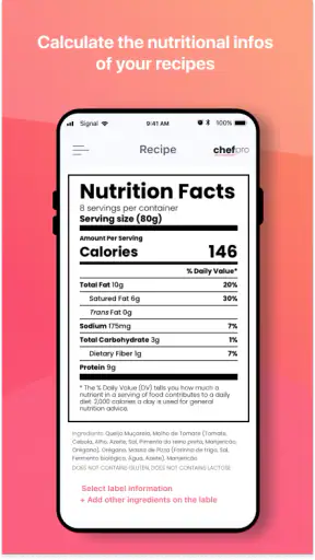 Chef Pro - Recipe Costs screenshot