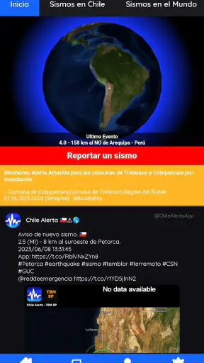 Chile Alerta - En tiempo real screenshot