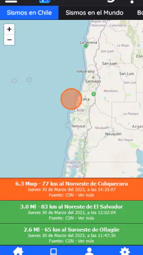 Chile Alerta - En tiempo real screenshot
