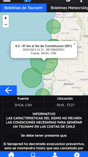 Chile Alerta - En tiempo real screenshot