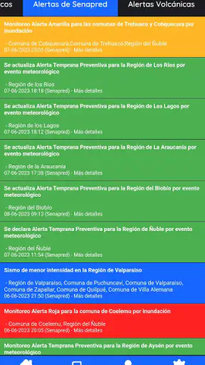 Chile Alerta - En tiempo real screenshot