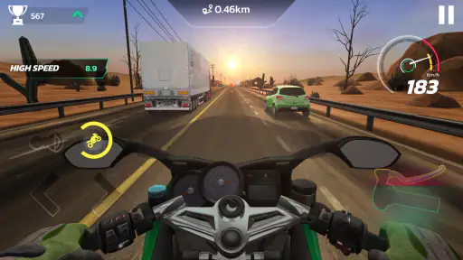 City Traffic Moto Racing screenshot