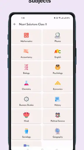 Class 11 NCERT Solutions screenshot