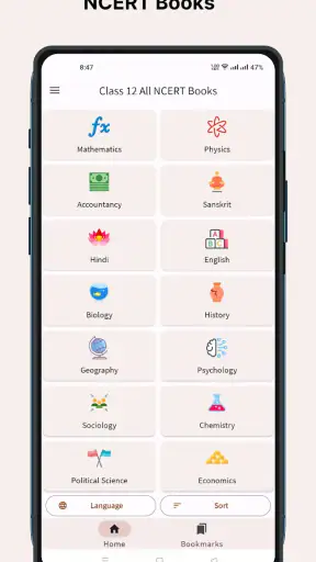 Class 12 NCERT Books screenshot