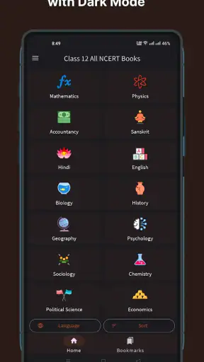 Class 12 NCERT Books screenshot