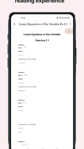 Class 8 Ncert Solutions screenshot