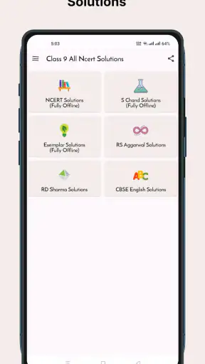 Class 9 Ncert Solutions screenshot