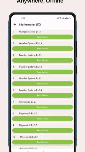 Class 9 Ncert Solutions screenshot