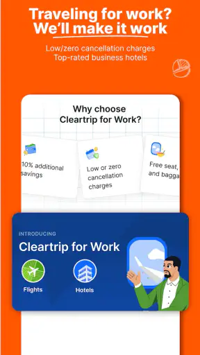 Cleartrip - Flight Hotel Train screenshot