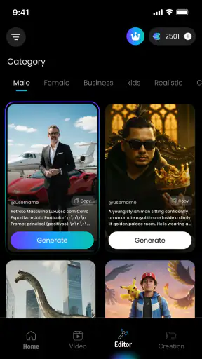 ClipFlux AI:AI Video Generator screenshot