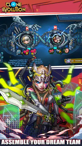 Clone Evolution: Cyber War RPG screenshot