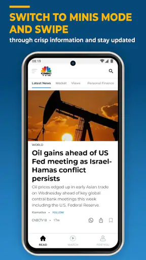 CNBC-TV18: Business News screenshot