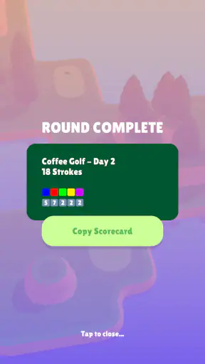 Coffee Golf screenshot