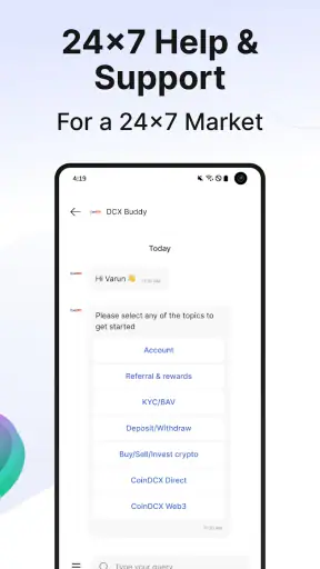 CoinDCX: Bitcoin Crypto App screenshot