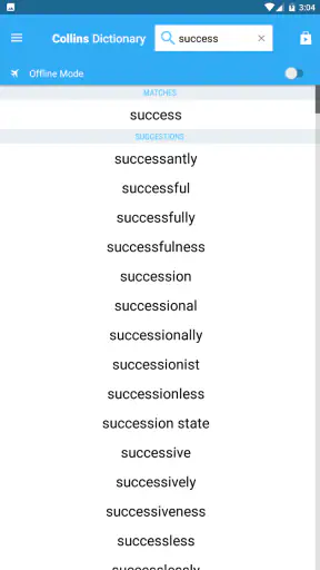 Collins English Dictionary Pro screenshot