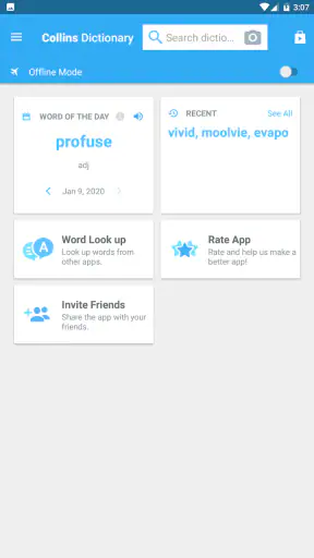 Collins English Dictionary Pro screenshot
