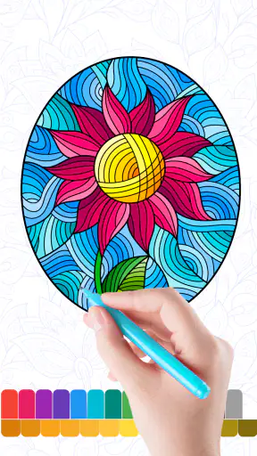 Coloring Book For Relaxation screenshot