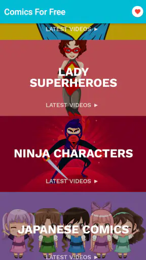 Comic Videos & Anime Series screenshot