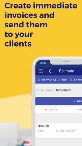 Construction Estimator App screenshot