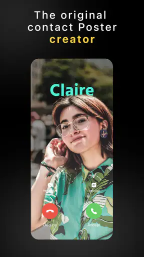 Contact Poster App - iCallPix screenshot