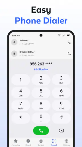 Contacts screenshot
