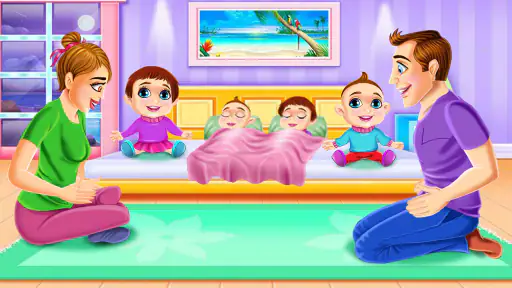 Crazy Mommy vs Daddy Caring screenshot