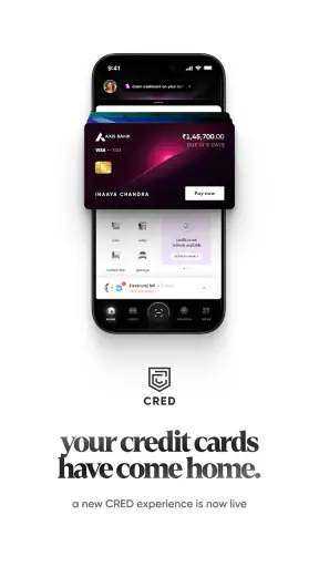 CRED: Credit Cards, Bills, UPI screenshot