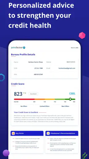 Paisabazaar : Credit Score App screenshot
