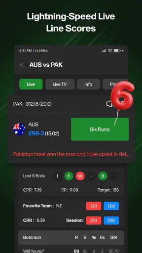 CricBox: Live Cricket Score screenshot