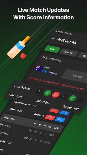 CricBox: Live Cricket Score screenshot