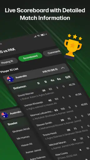 CricBox: Live Cricket Score screenshot