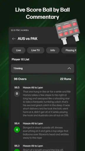 CricBox: Live Cricket Score screenshot