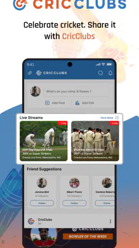 Cricclubs Mobile screenshot