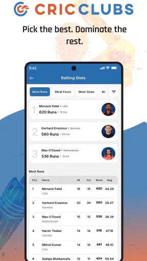 Cricclubs Mobile screenshot