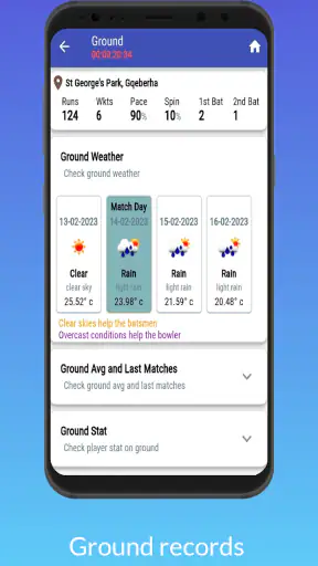 CricInclusive: Fantasy teams screenshot