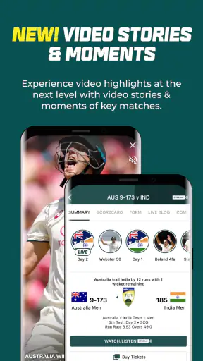 Cricket Australia Live screenshot