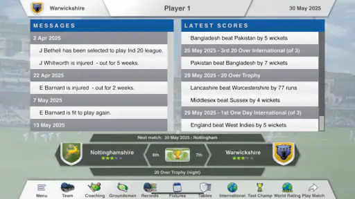 Cricket Captain 2025 screenshot