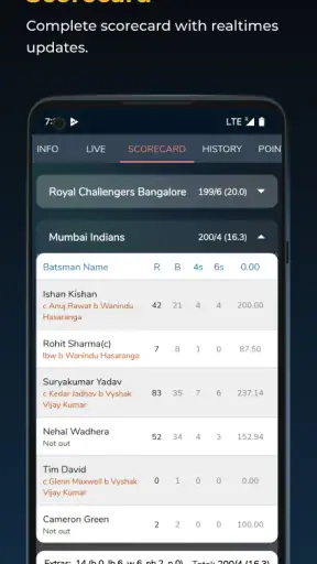 Cricket Exchange screenshot