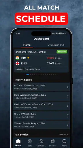 Cricket Live Score : CricFlow screenshot